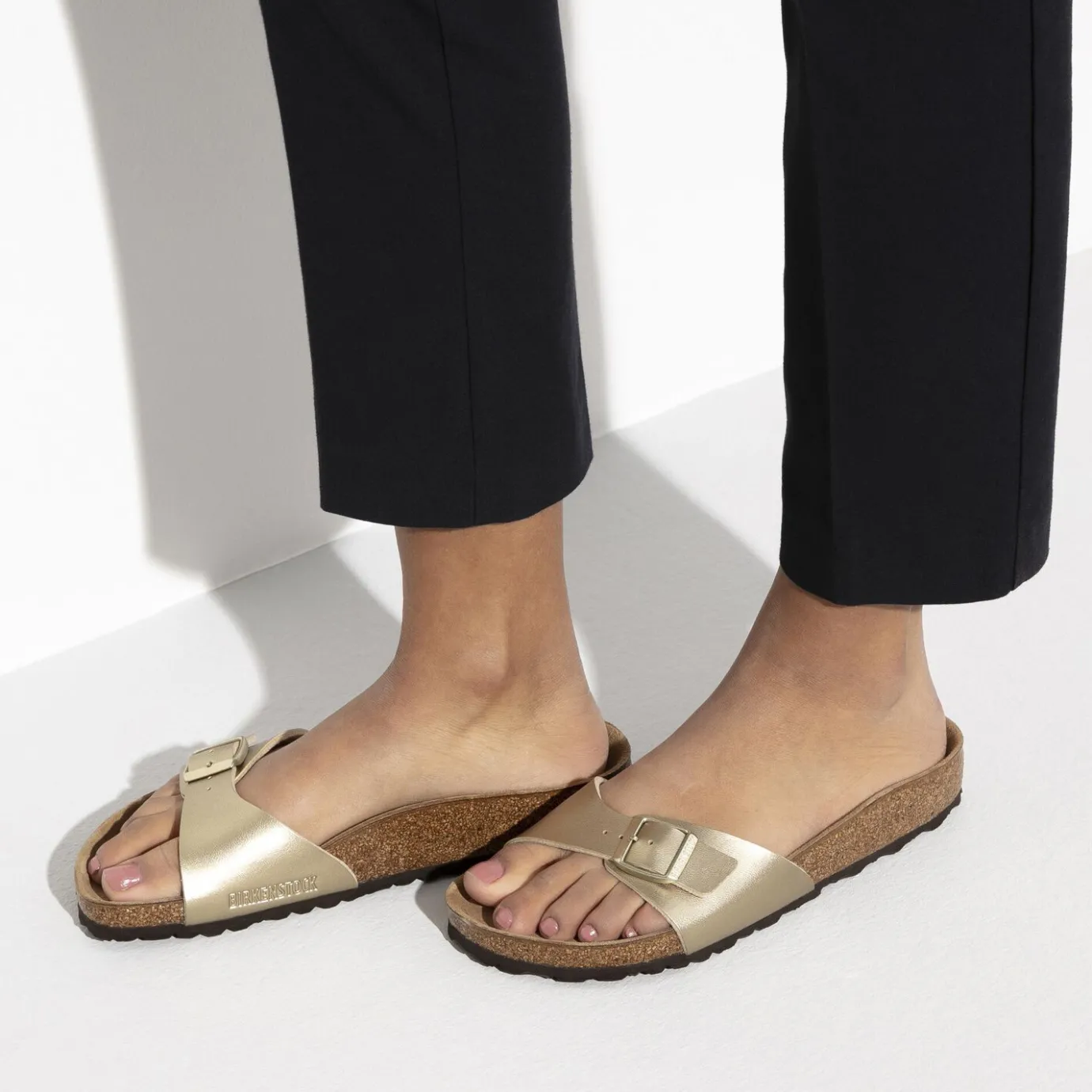 Birkenstock One-Strap Sandals<Madrid Gold