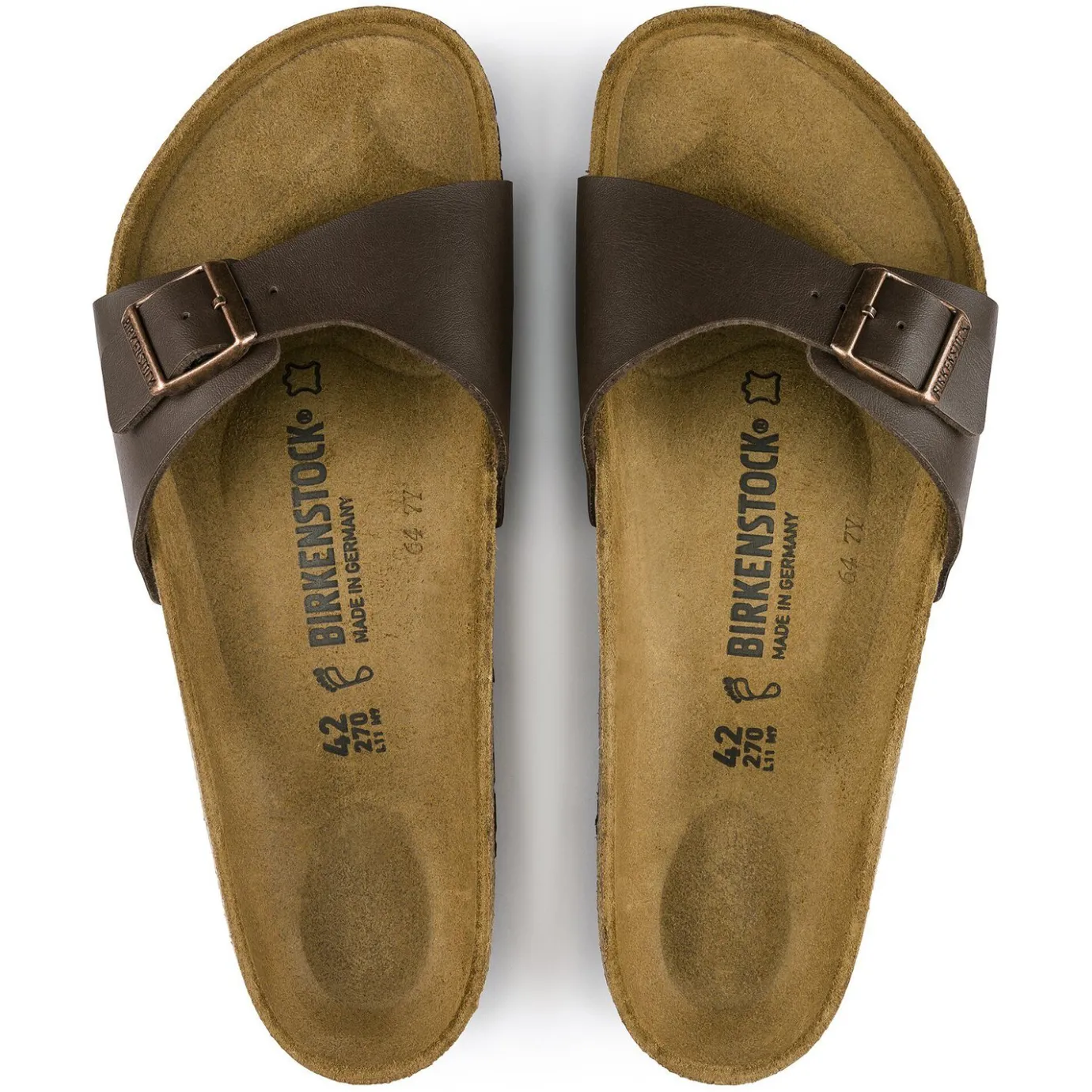 Birkenstock One-Strap Sandals<Madrid Dark Brown