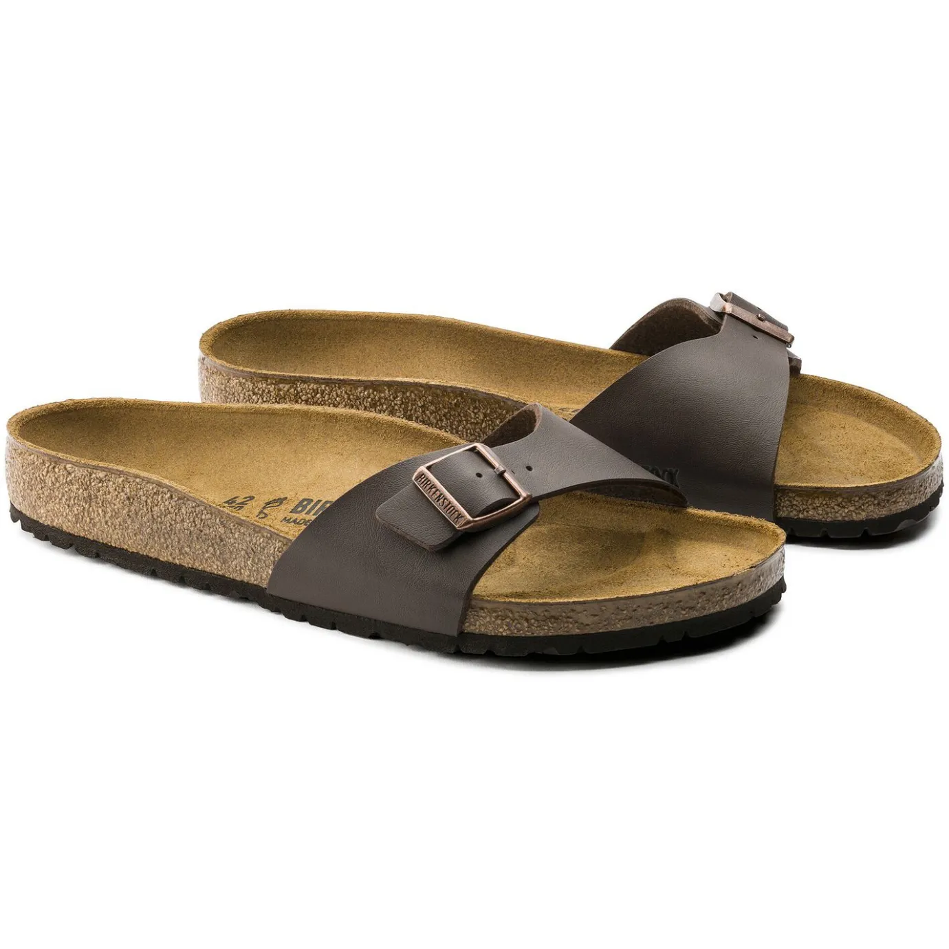 Birkenstock One-Strap Sandals<Madrid Dark Brown