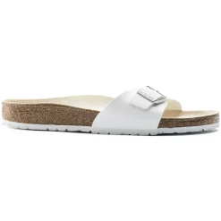 Birkenstock One-Strap Sandals<Madrid White