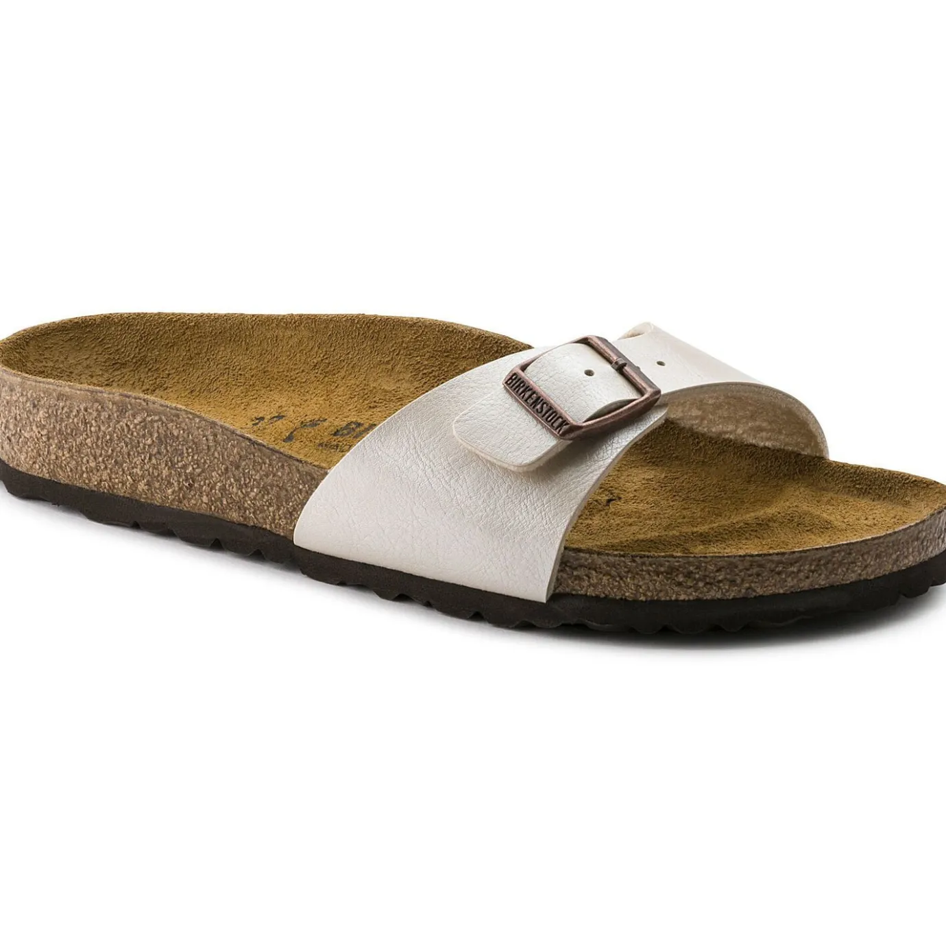 Birkenstock One-Strap Sandals<Madrid Graceful Pearl White