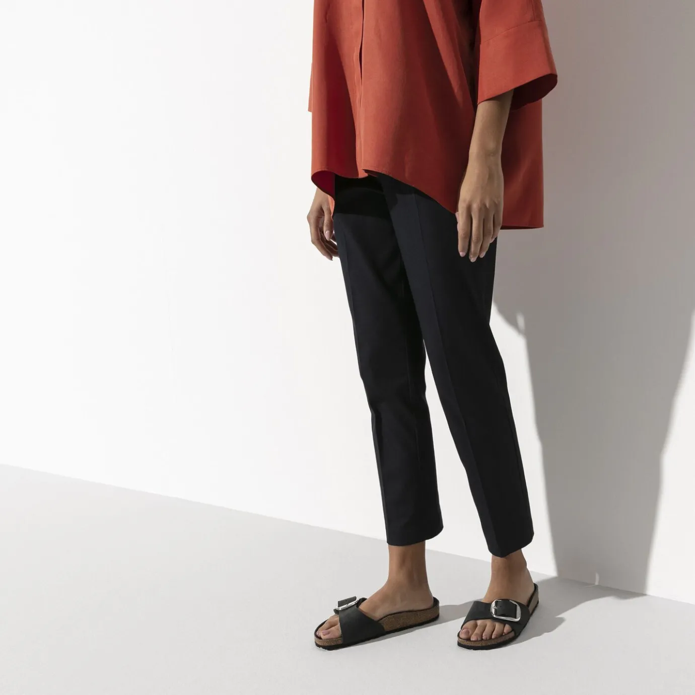 Birkenstock One-Strap Sandals<Madrid Big Buckle Black