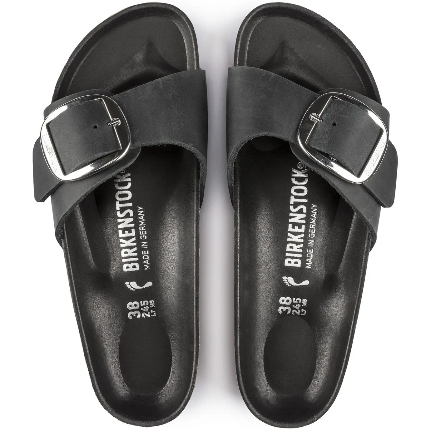Birkenstock One-Strap Sandals<Madrid Big Buckle Black