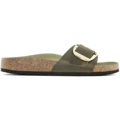 Birkenstock One-Strap Sandals<Madrid Big Buckle Olive Green