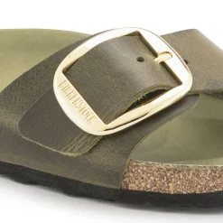 Birkenstock One-Strap Sandals<Madrid Big Buckle Olive Green