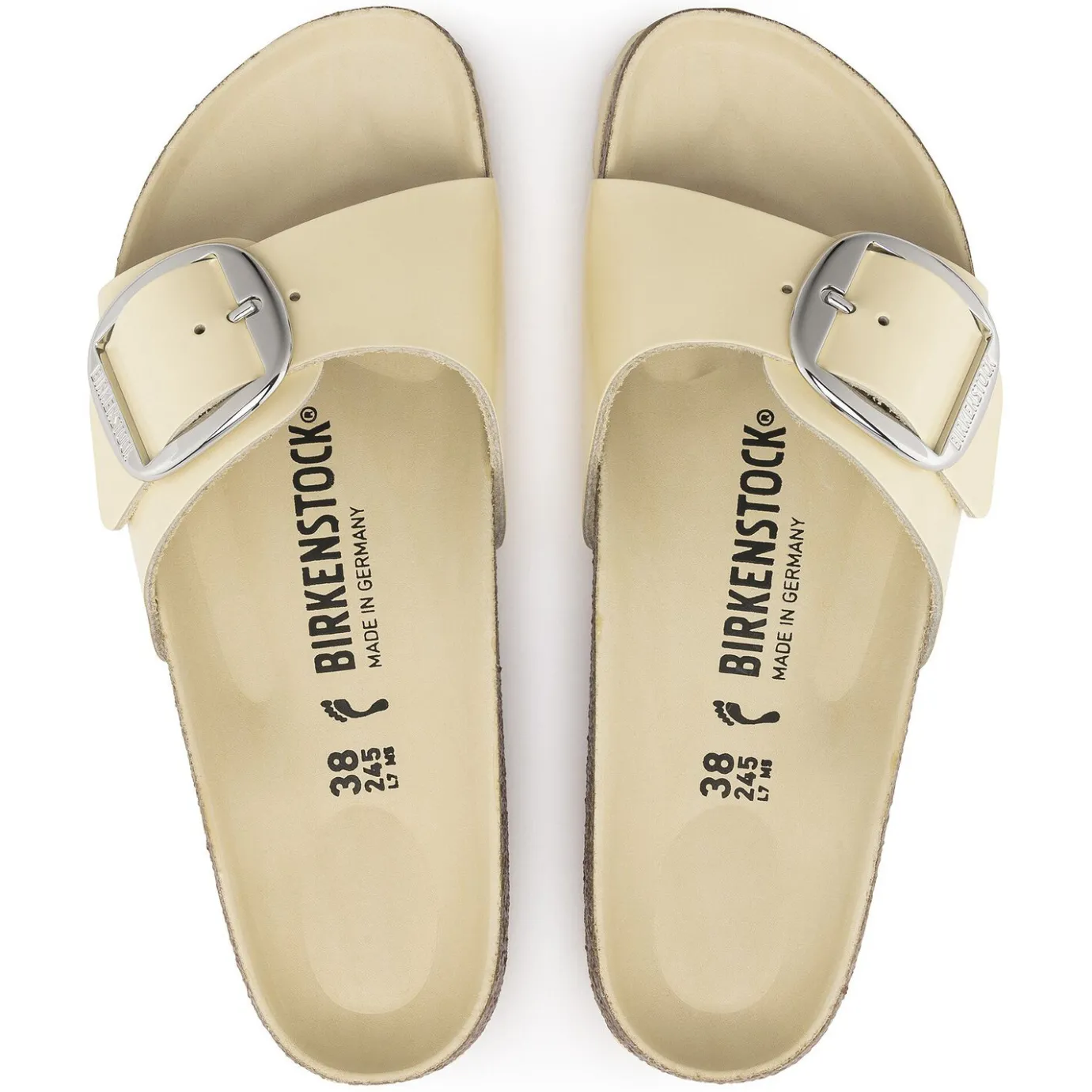 Birkenstock One-Strap Sandals<Madrid Big Buckle High Shine Butter