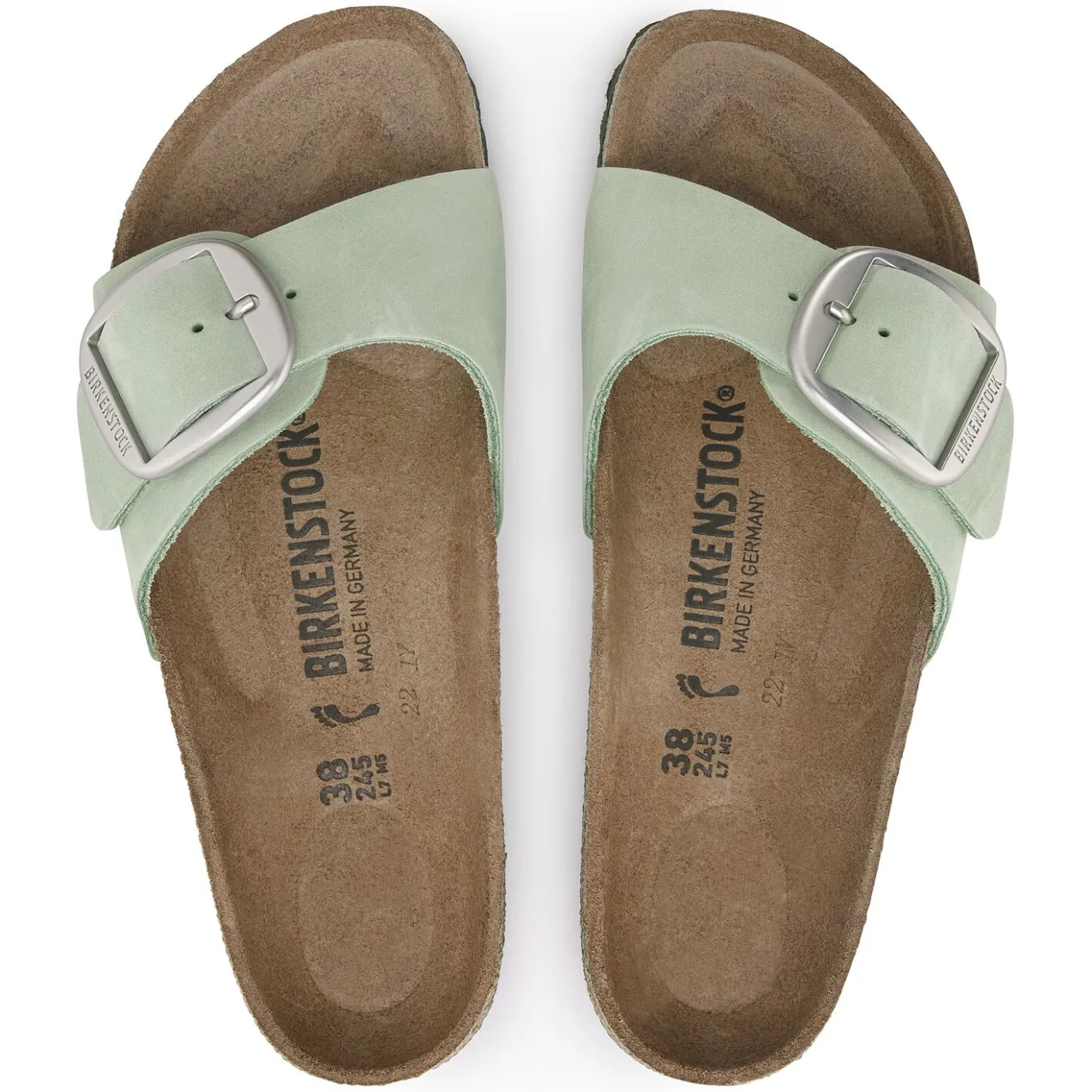 Birkenstock One-Strap Sandals<Madrid Big Buckle Matcha
