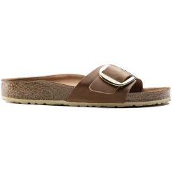 Birkenstock One-Strap Sandals<Madrid Big Buckle Cognac
