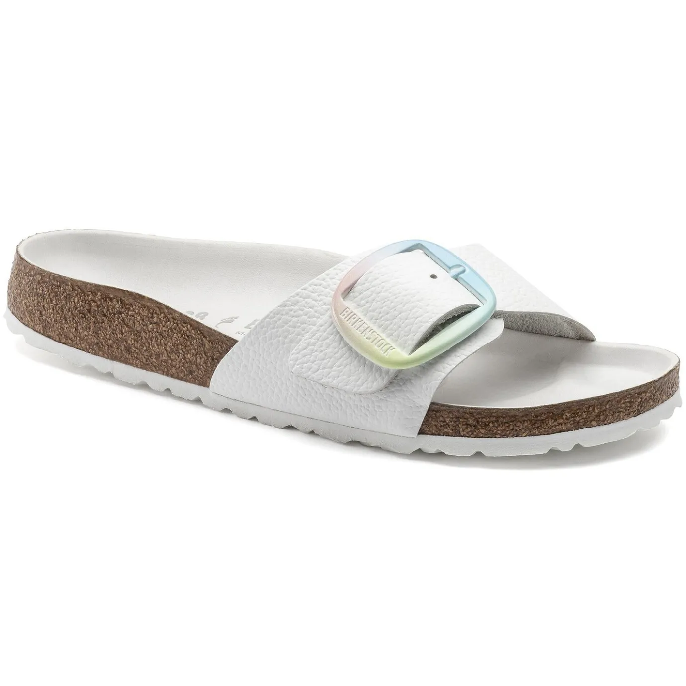 Birkenstock One-Strap Sandals<Madrid Big Buckle White