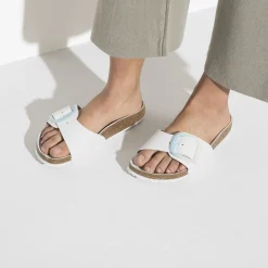 Birkenstock One-Strap Sandals<Madrid Big Buckle White