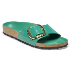 Birkenstock One-Strap Sandals<Madrid Big Buckle High-Shine Digital Green