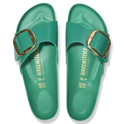 Birkenstock One-Strap Sandals<Madrid Big Buckle High-Shine Digital Green