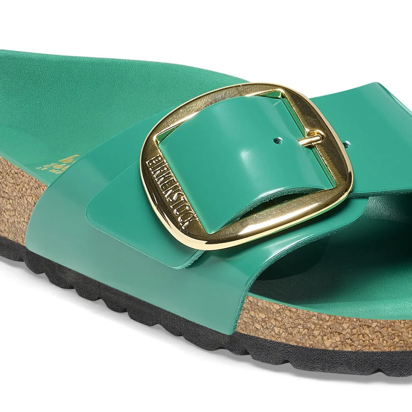 Birkenstock One-Strap Sandals<Madrid Big Buckle High-Shine Digital Green