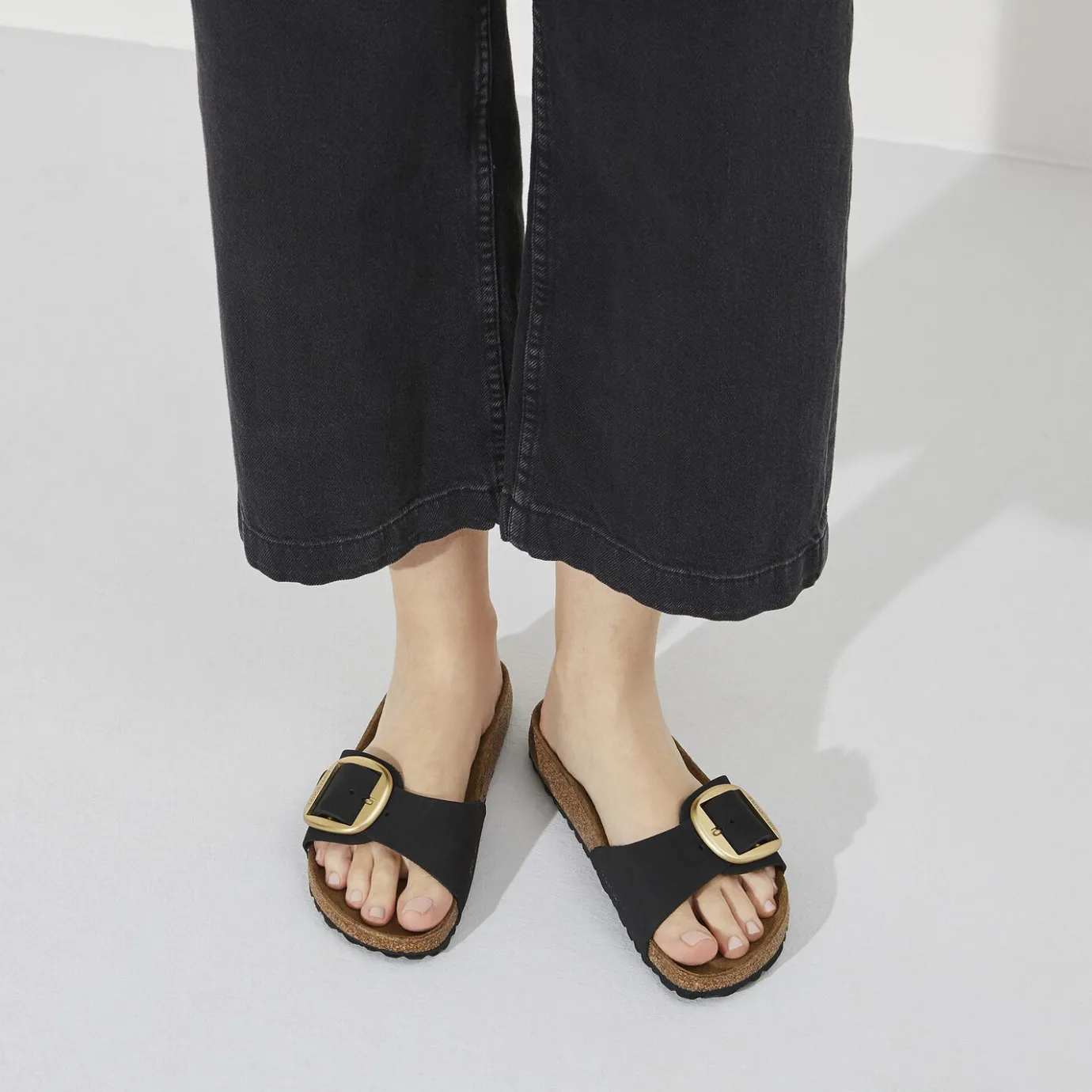 Birkenstock One-Strap Sandals<Madrid Big Buckle Black