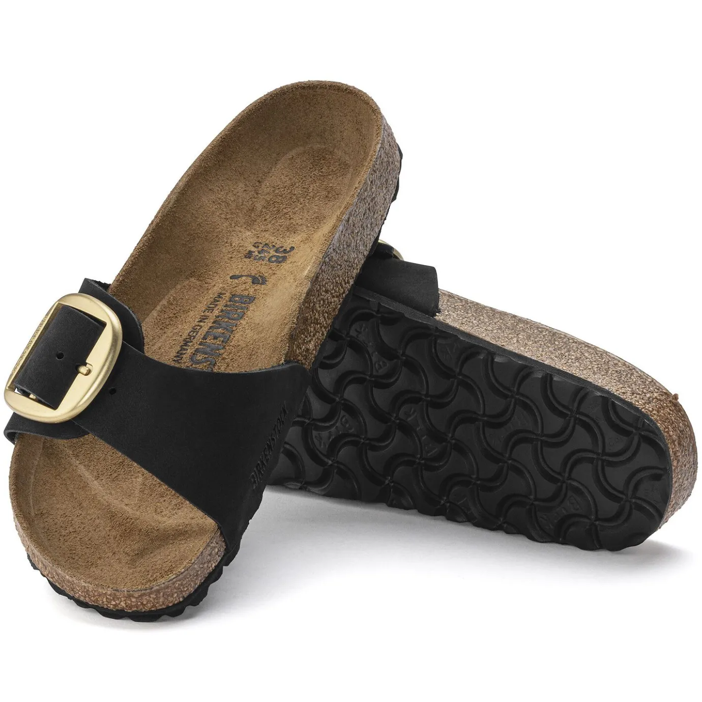 Birkenstock One-Strap Sandals<Madrid Big Buckle Black