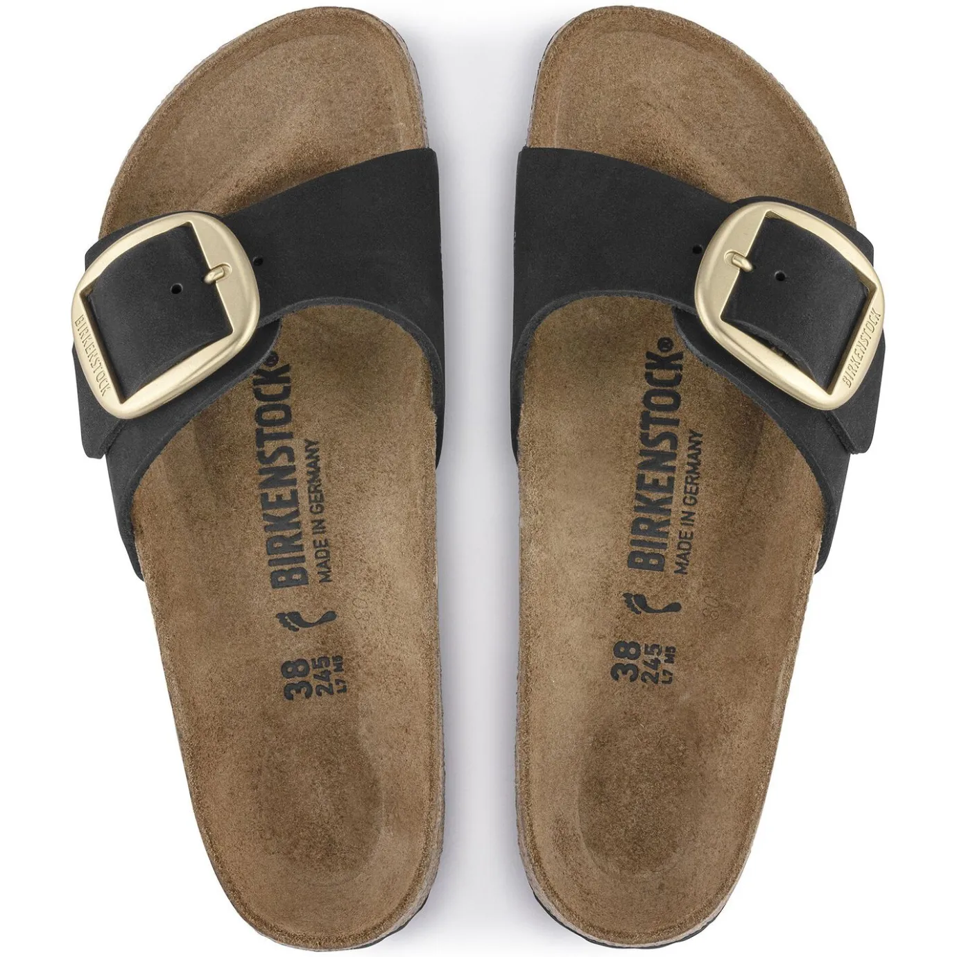 Birkenstock One-Strap Sandals<Madrid Big Buckle Black