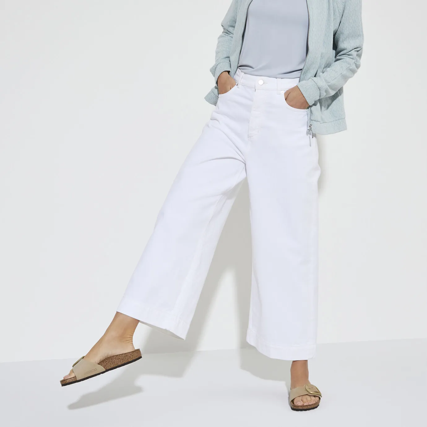 Birkenstock One-Strap Sandals<Madrid Big Buckle Sandcastle