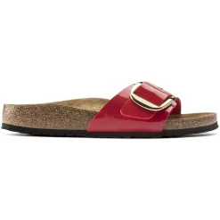 Birkenstock One-Strap Sandals<Madrid Big Buckle Patent Cherry