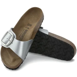 Birkenstock One-Strap Sandals<Madrid Big Buckle Silver