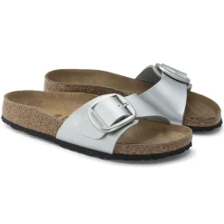 Birkenstock One-Strap Sandals<Madrid Big Buckle Silver