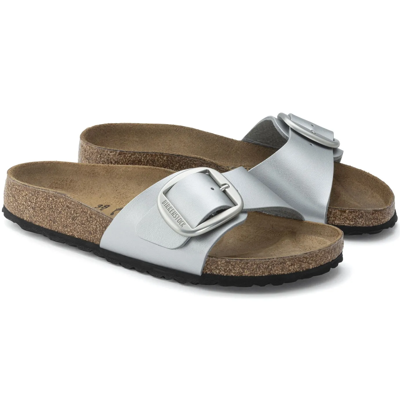Birkenstock One-Strap Sandals<Madrid Big Buckle Silver