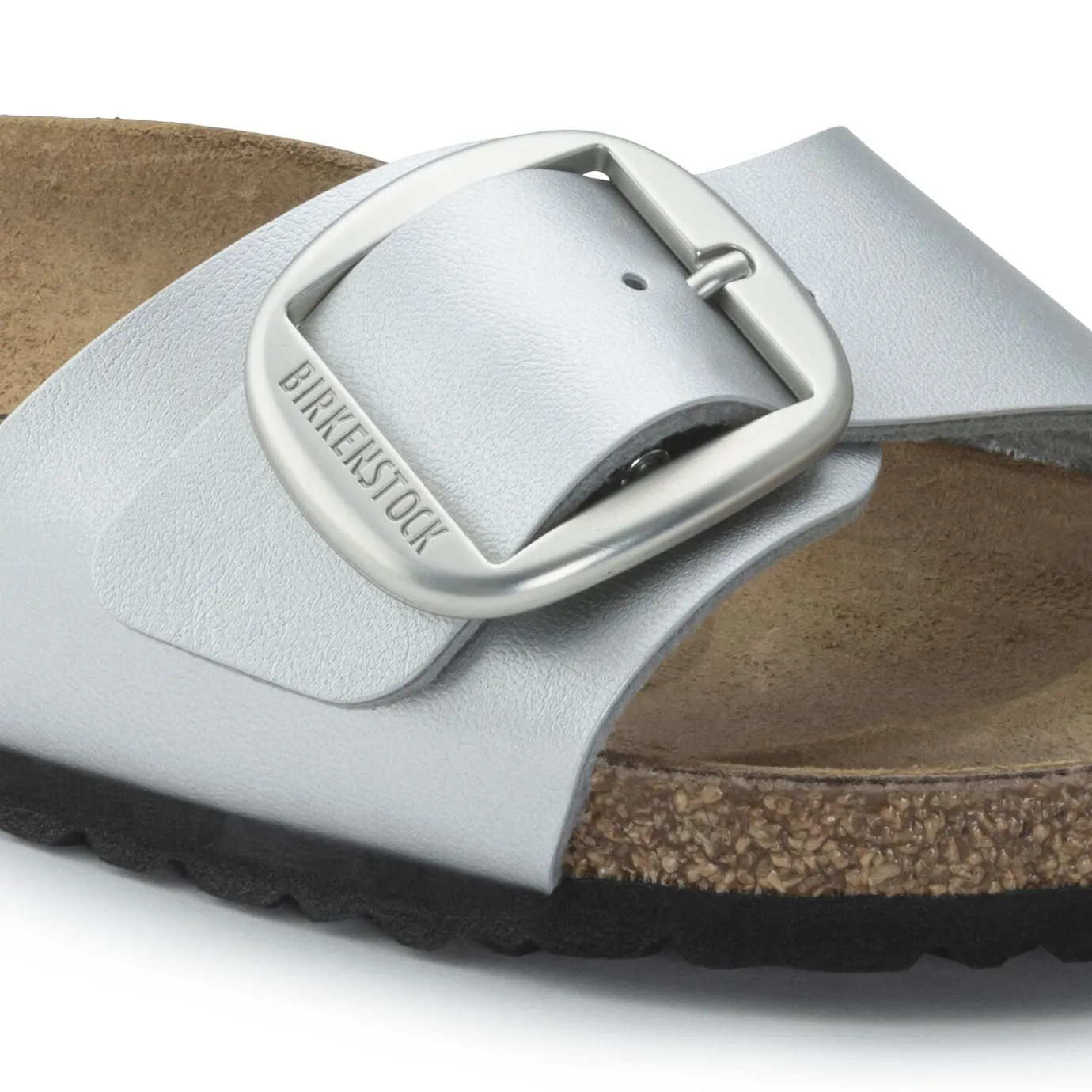 Birkenstock One-Strap Sandals<Madrid Big Buckle Silver