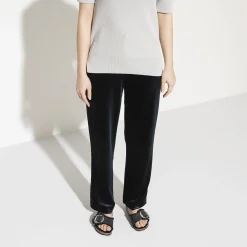 Birkenstock One-Strap Sandals<Madrid Big Buckle Shearling Black