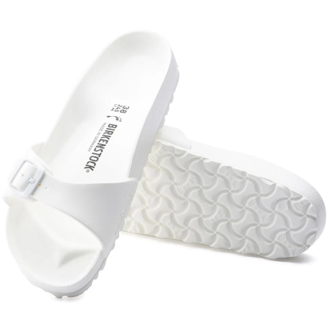 Birkenstock One-Strap Sandals<Madrid Essentials White