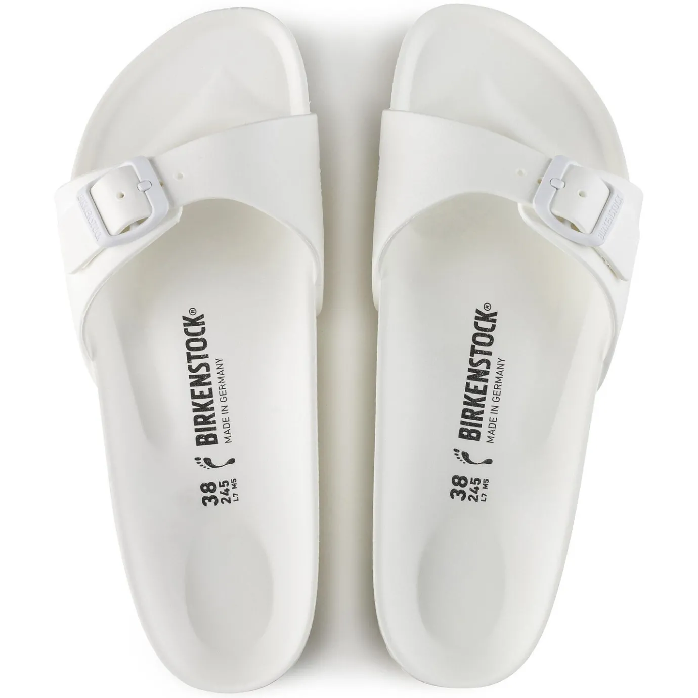 Birkenstock One-Strap Sandals<Madrid Essentials White
