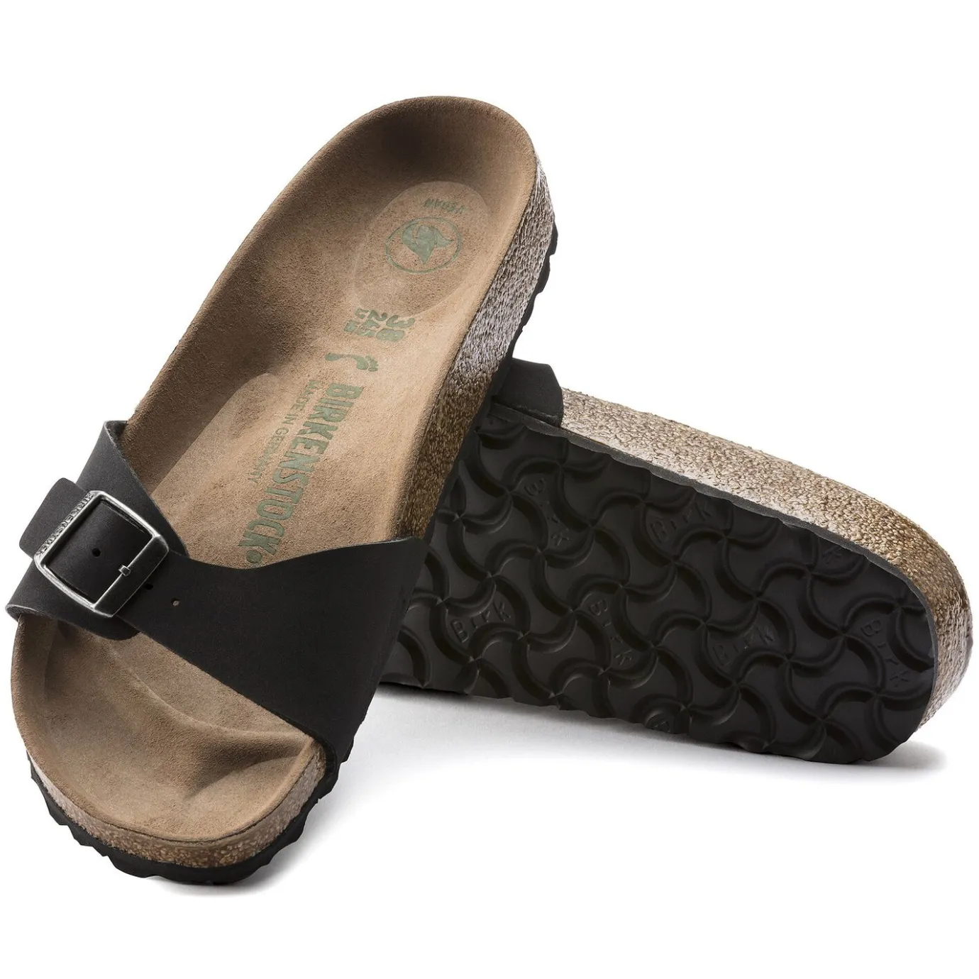 Birkenstock One-Strap Sandals<Madrid Vegan Black