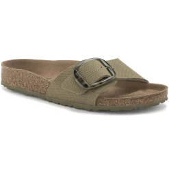 Birkenstock One-Strap Sandals<Madrid Vegan Big Buckle Faded Khaki