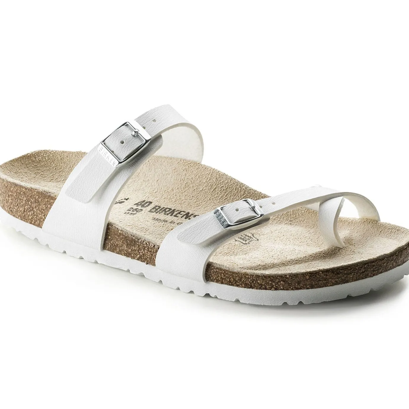 Birkenstock Two-Strap Sandals<Mayari White