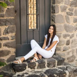 Birkenstock Two-Strap Sandals<Mayari White