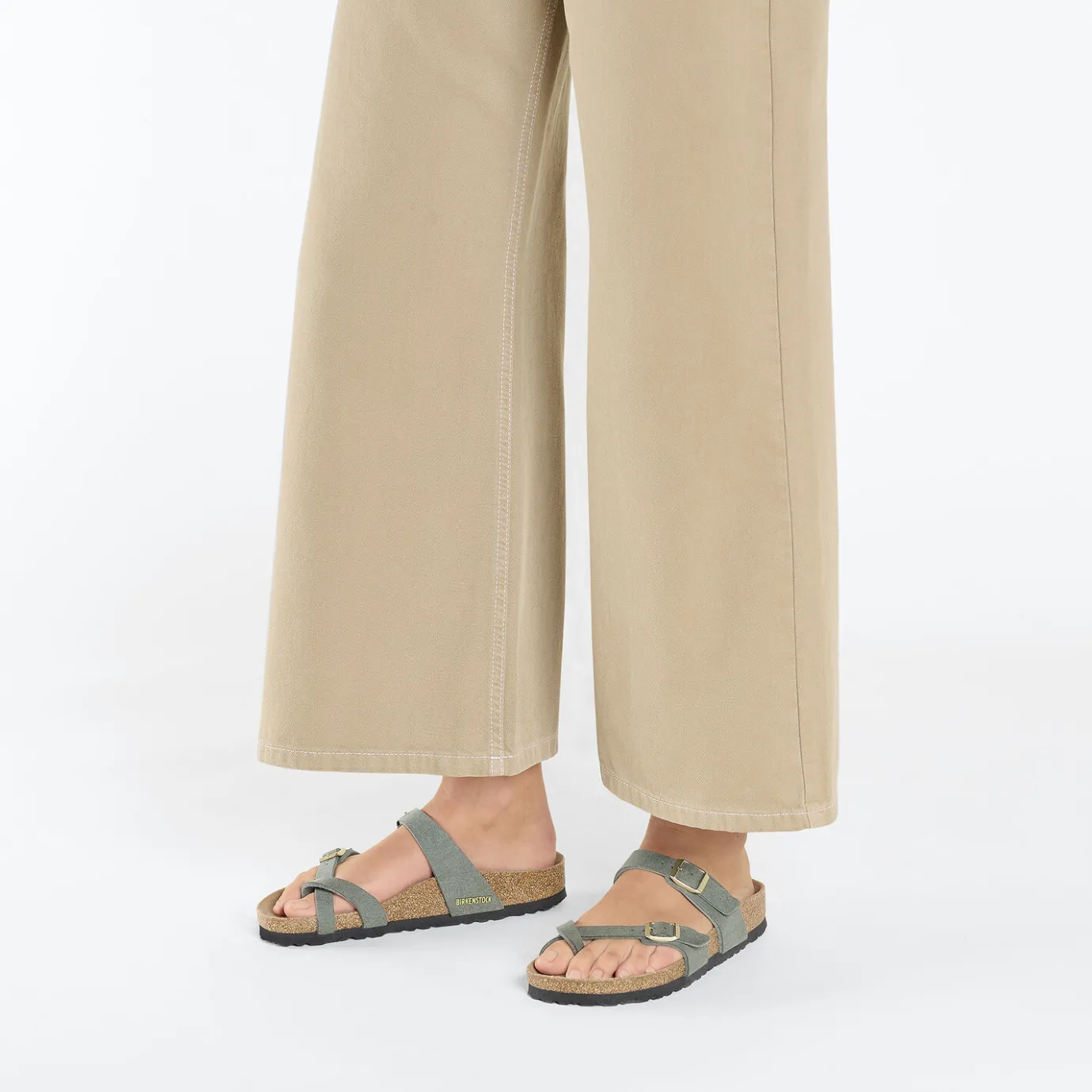 Birkenstock Two-Strap Sandals<Mayari Soft Birki Vegan Thyme