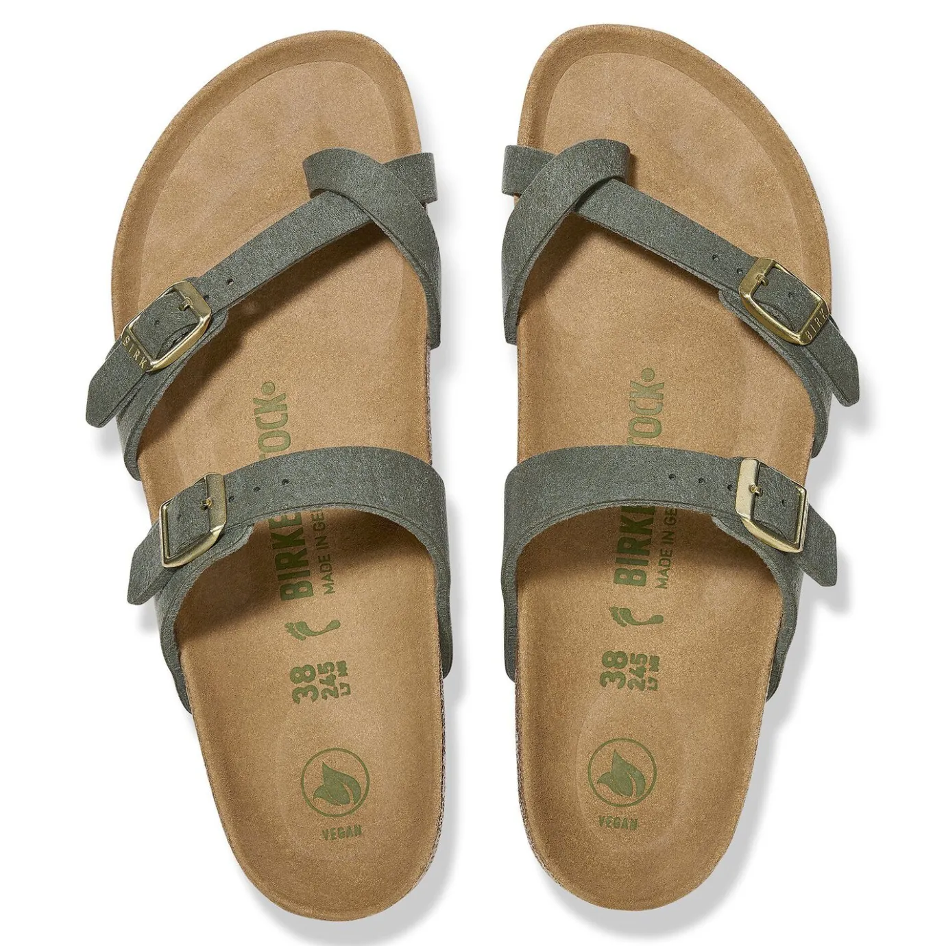 Birkenstock Two-Strap Sandals<Mayari Soft Birki Vegan Thyme