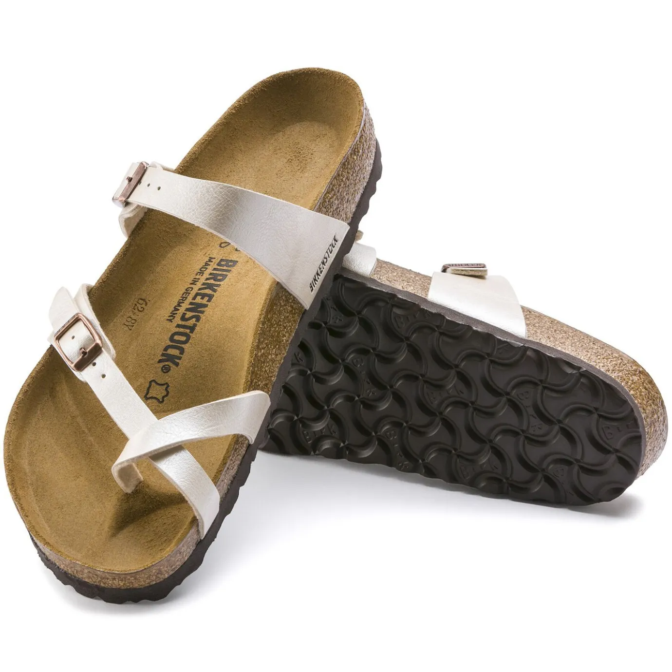 Birkenstock Two-Strap Sandals<Mayari Graceful Pearl White