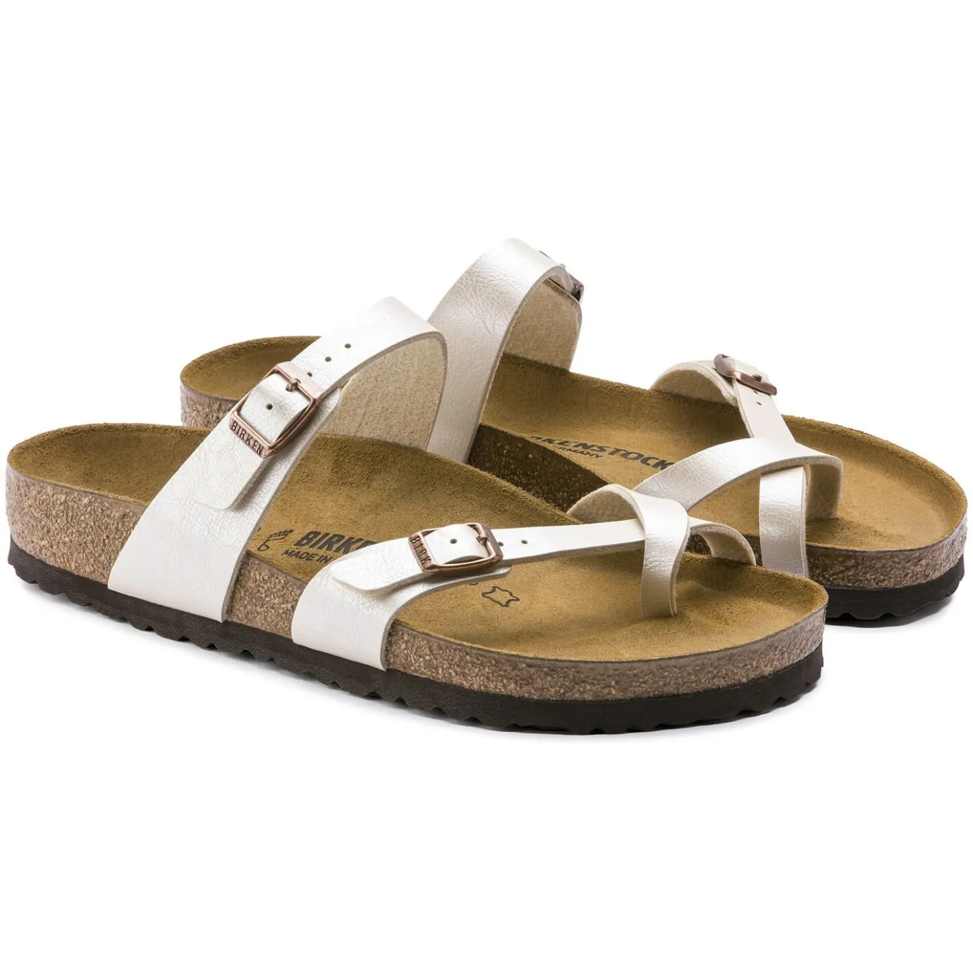 Birkenstock Two-Strap Sandals<Mayari Graceful Pearl White
