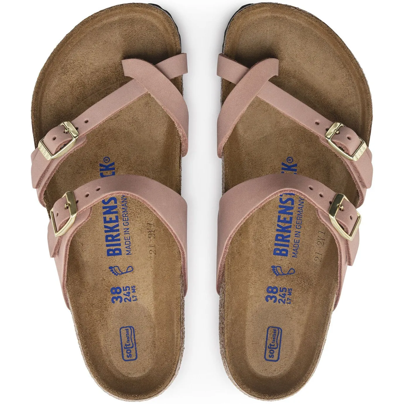 Birkenstock Two-Strap Sandals<Mayari Soft Footbed Old Rose