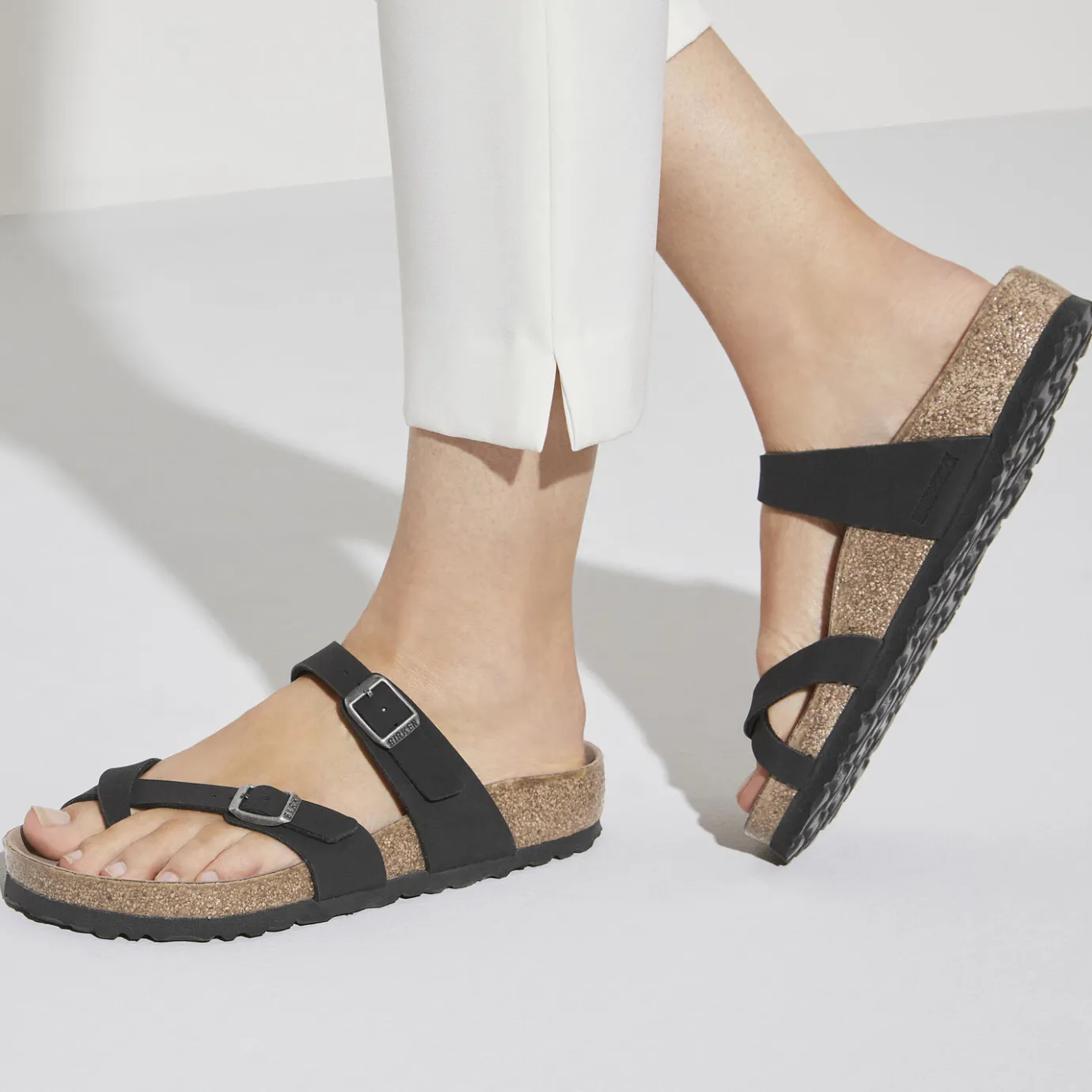 Birkenstock Two-Strap Sandals<Mayari Vegan Black