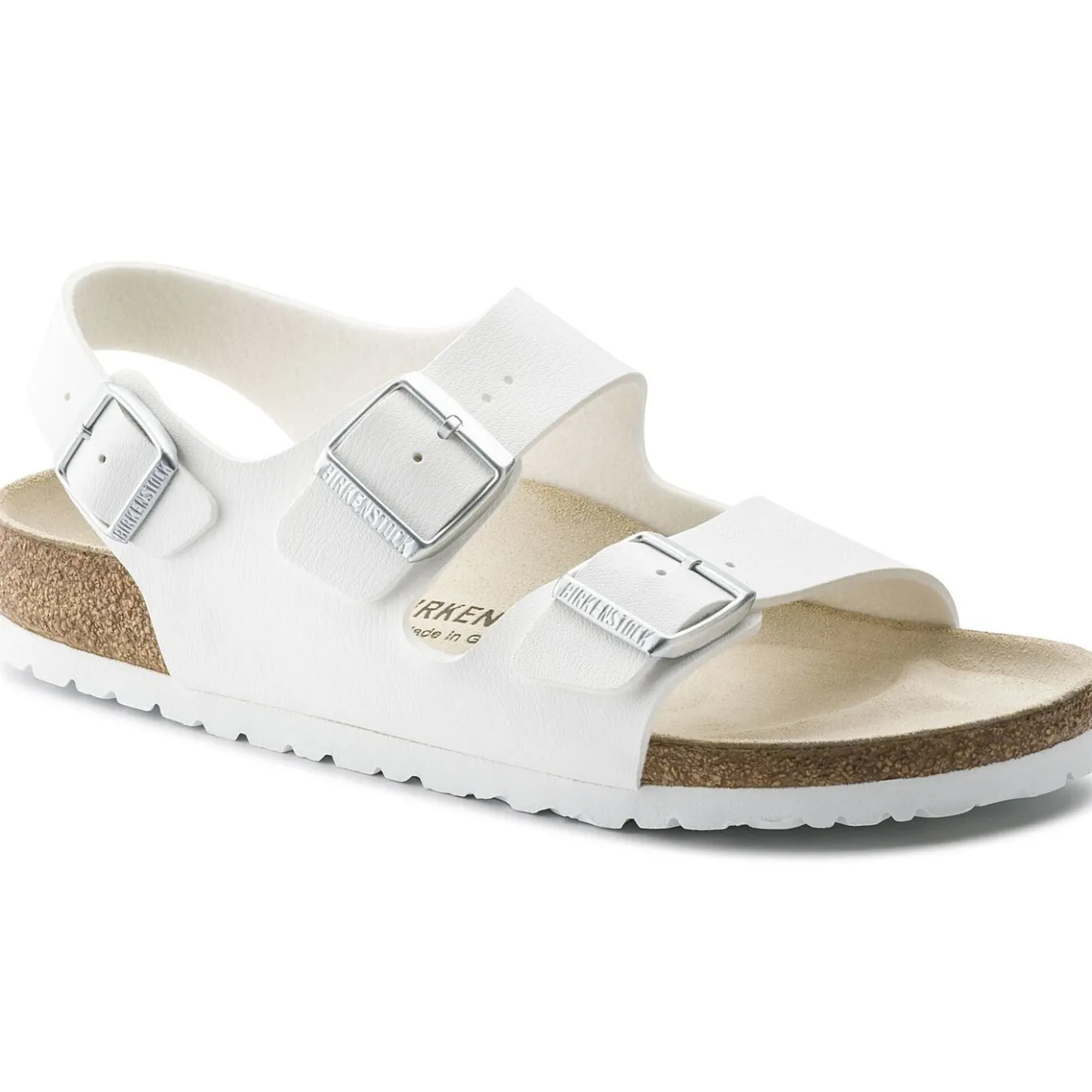 Birkenstock Multi-Strap Sandals<Milano White