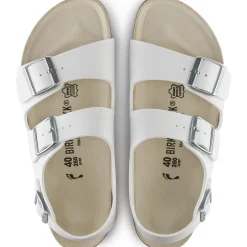 Birkenstock Multi-Strap Sandals<Milano White