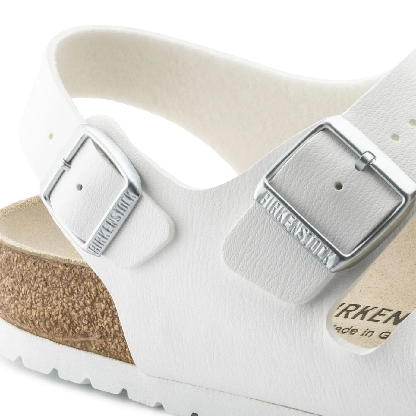Birkenstock Multi-Strap Sandals<Milano White