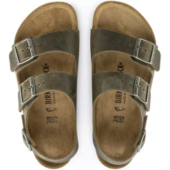 Birkenstock Multi-Strap Sandals<Milano Faded Khaki