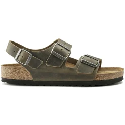 Birkenstock Multi-Strap Sandals<Milano Faded Khaki