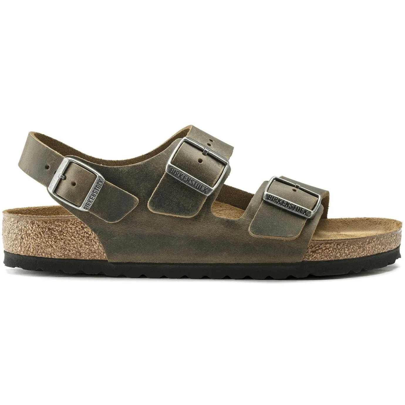 Birkenstock Multi-Strap Sandals<Milano Faded Khaki