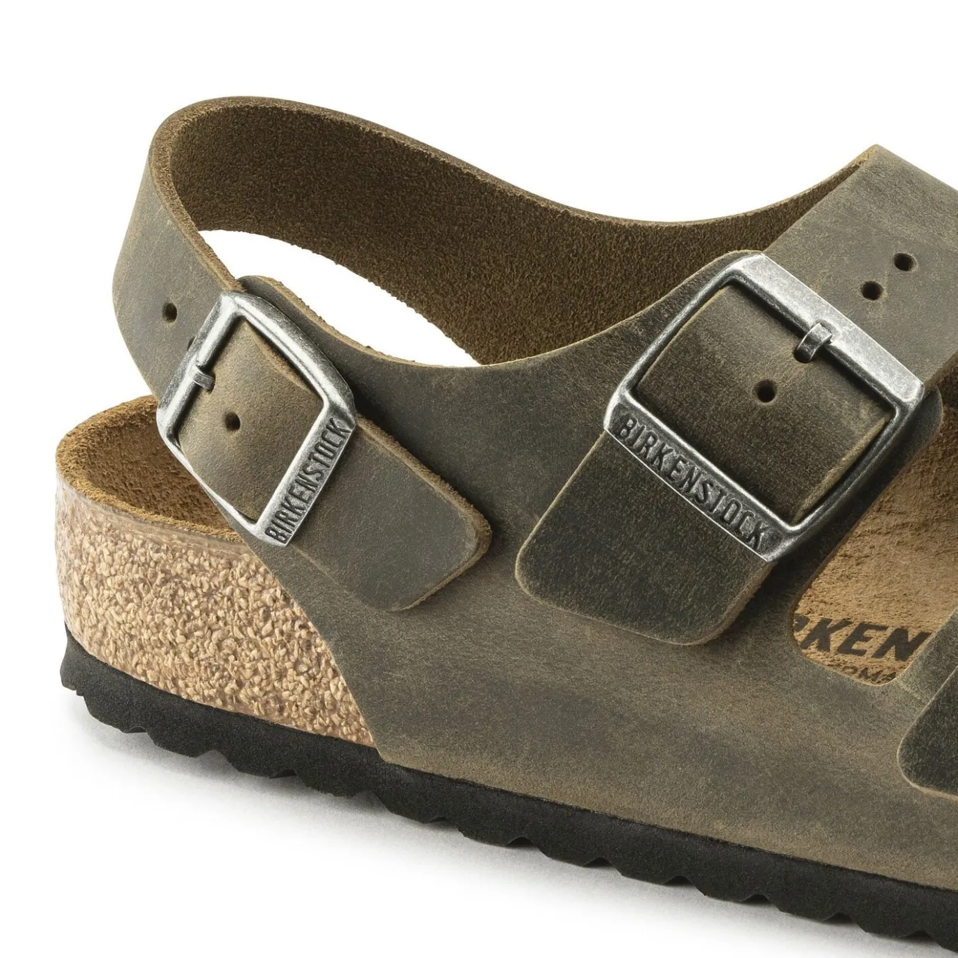Birkenstock Multi-Strap Sandals<Milano Faded Khaki