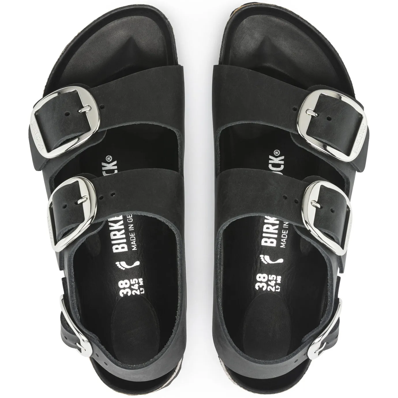 Birkenstock Multi-Strap Sandals<Milano Big Buckle Black