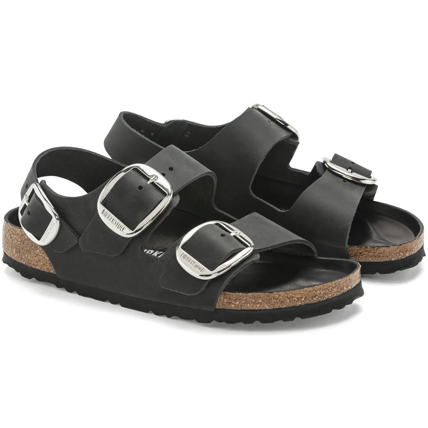 Birkenstock Multi-Strap Sandals<Milano Big Buckle Black