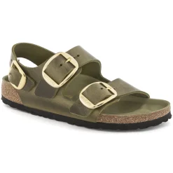 Birkenstock Multi-Strap Sandals<Milano Big Buckle Olive Green