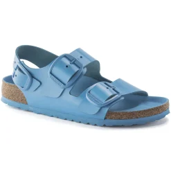 Birkenstock Multi-Strap Sandals<Milano Big Buckle High Shine Sky Blue
